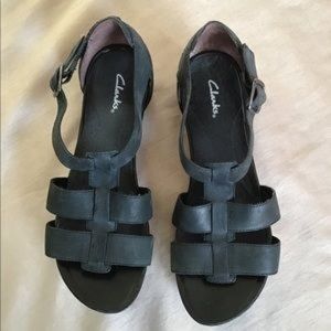 Clarks Leather Sandals